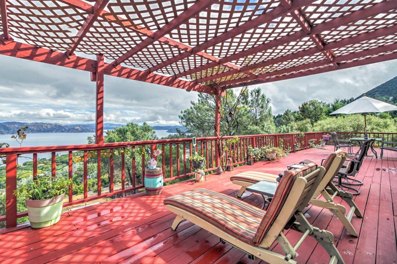 Spacious Kelseyville Home With Large Lakefront Deck! מראה חיצוני תמונה